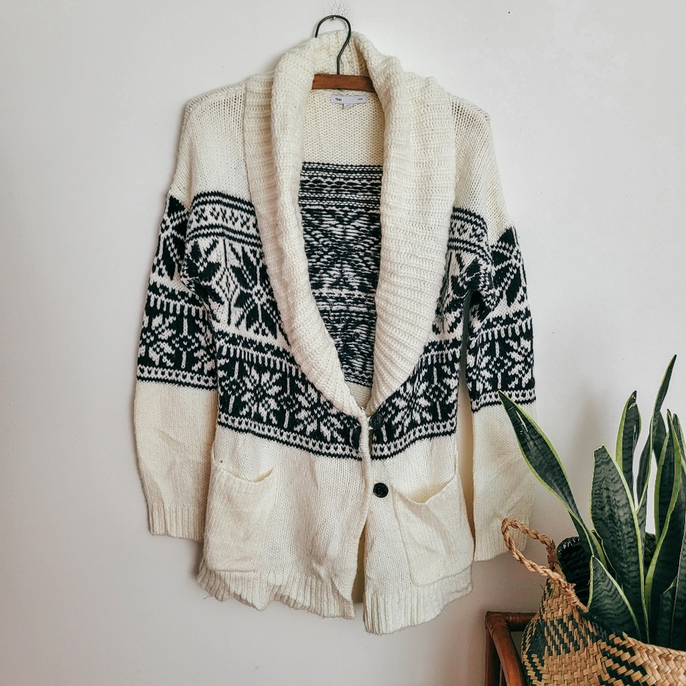 Gap cross front knit cardigan